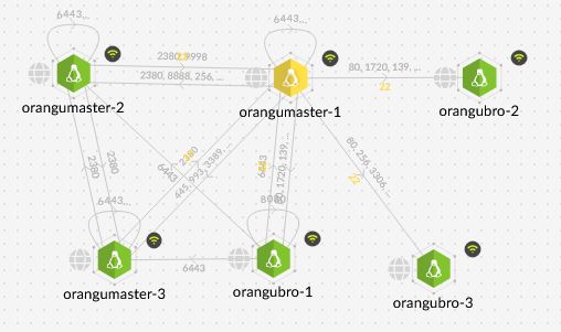 Prisma Cloud cluster topology.